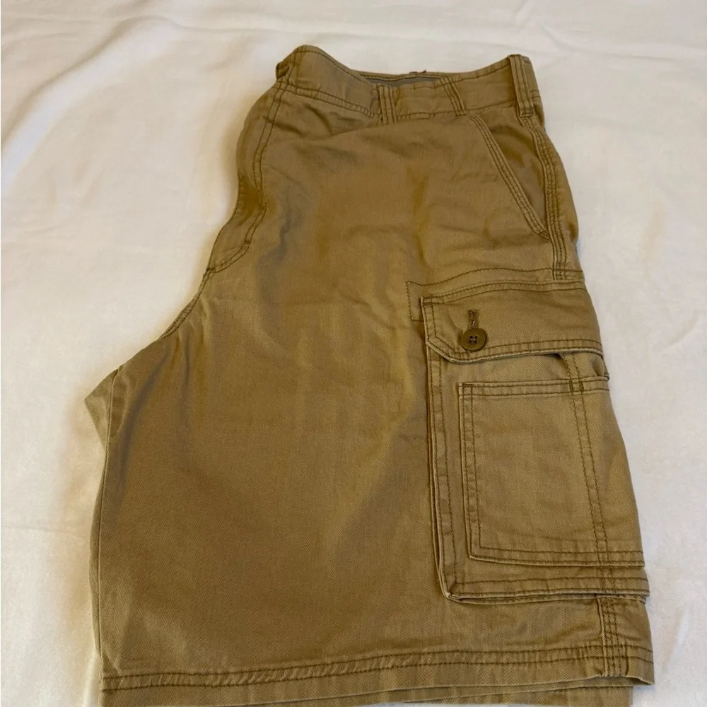 Lee Men's Khaki Cargo Utility Shorts Size 38 - Picture 5 of 6